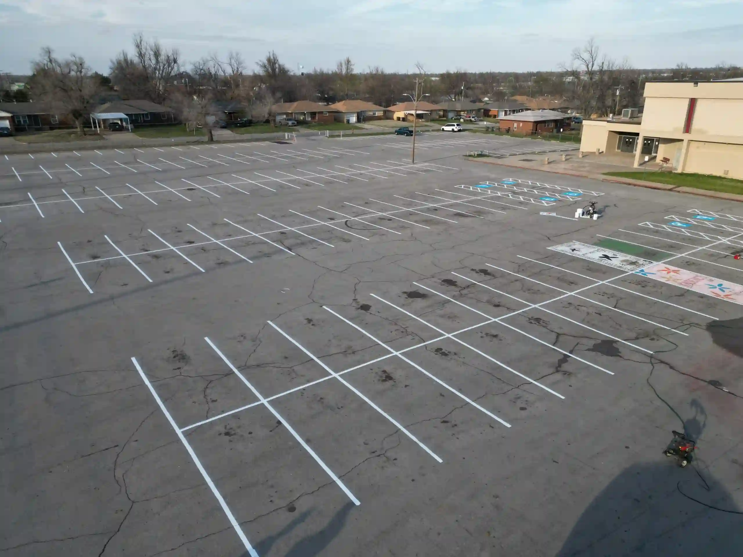 asphalt marking photo